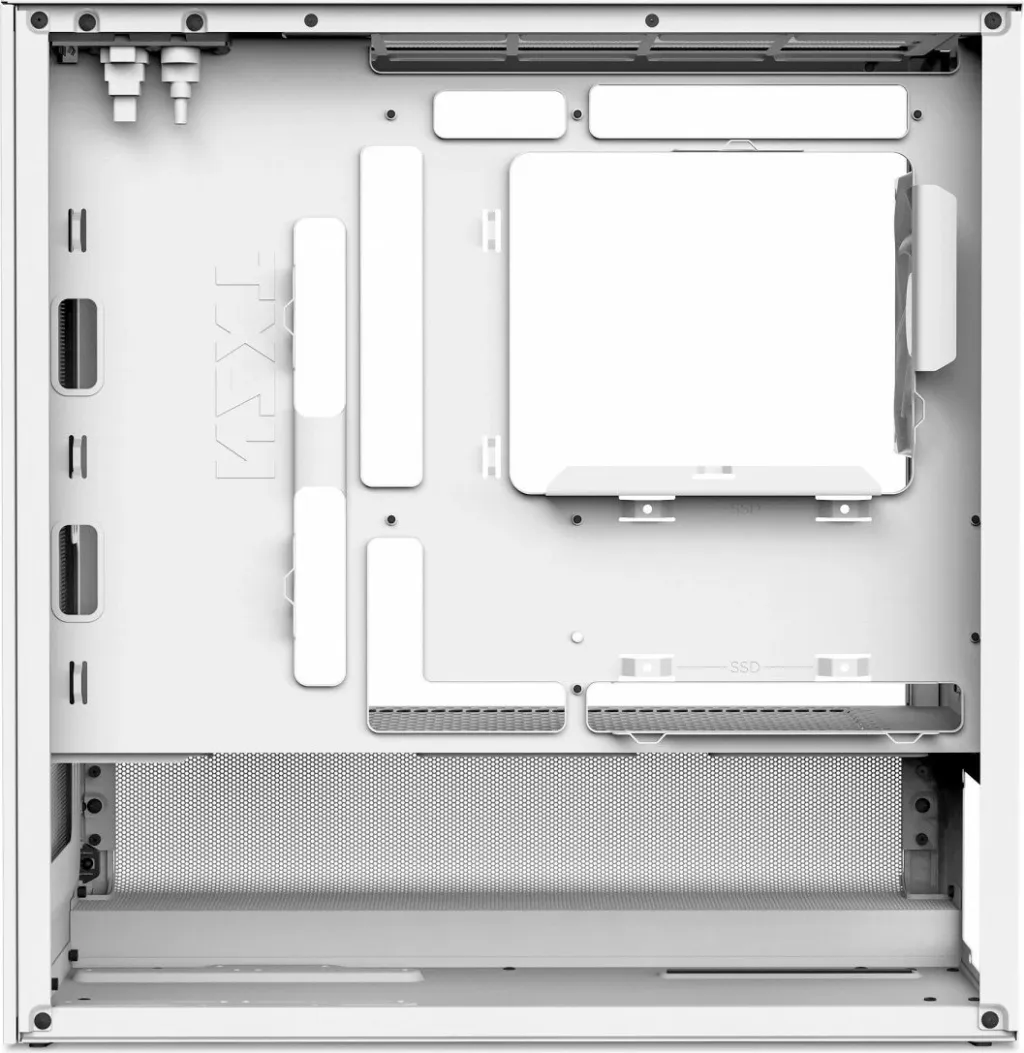 NZXT H3 Flow (CC-H31FW-01) – Kasë kompjuteri – Mid-Tower – e bardhë - 3