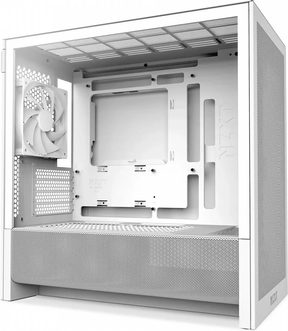 NZXT H3 Flow (CC-H31FW-01) – Kasë kompjuteri – Mid-Tower – e bardhë - 6