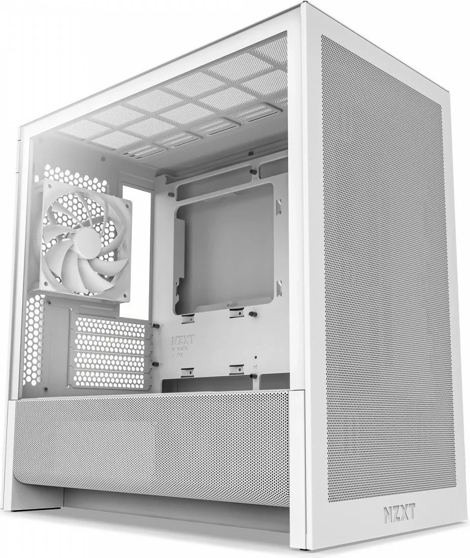 NZXT H3 Flow (CC-H31FW-01) – Kasë kompjuteri – Mid-Tower – e bardhë - 7