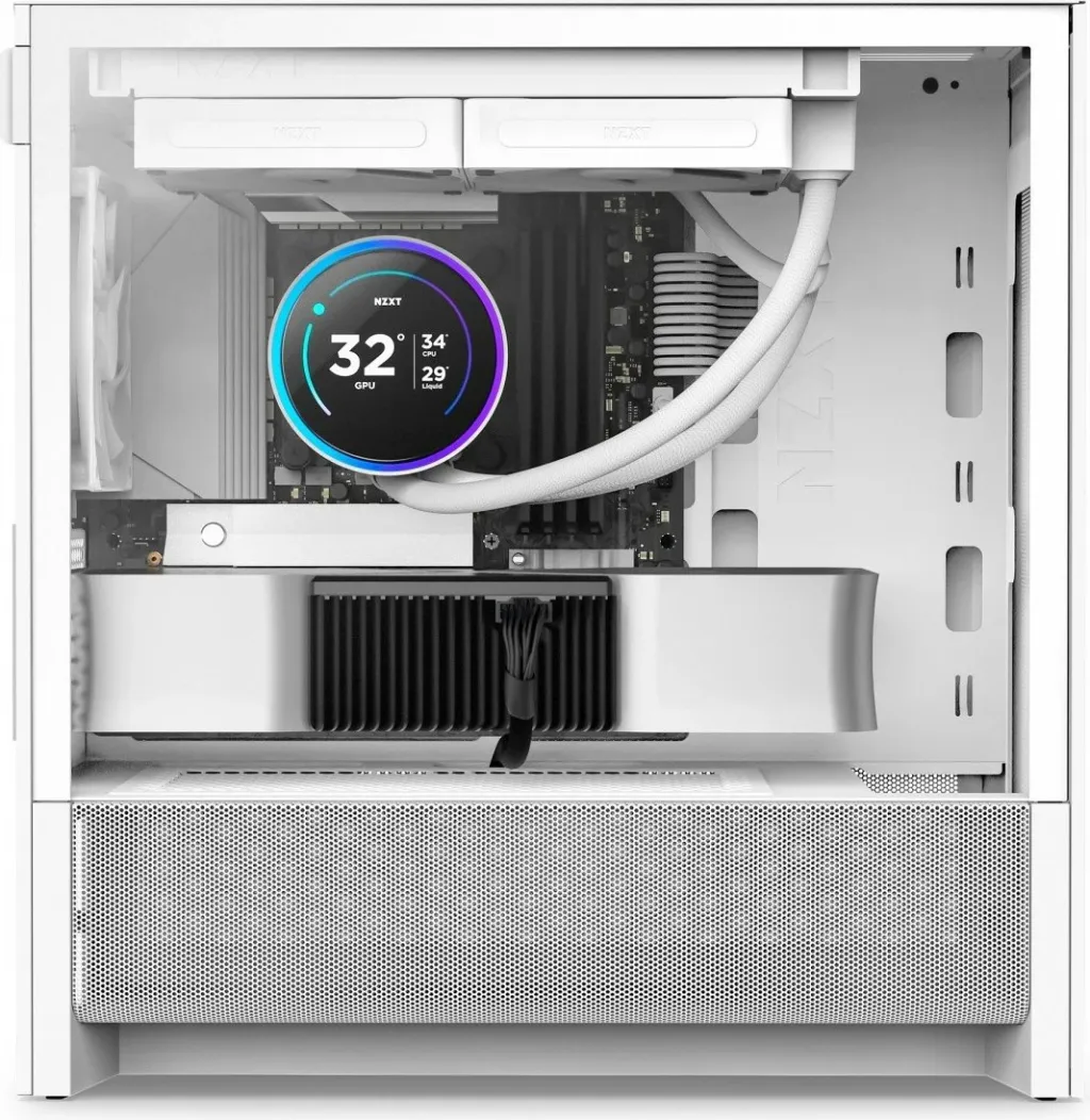 NZXT H3 Flow (CC-H31FW-01) – Kasë kompjuteri – Mid-Tower – e bardhë - 10