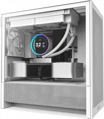 NZXT H3 Flow (CC-H31FW-01) – Kasë kompjuteri – Mid-Tower – e bardhë