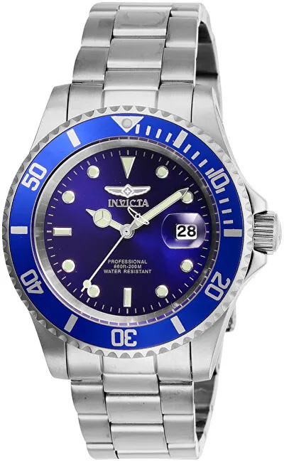 Orë për meshkuj Invicta Pro Diver Quartz 26971, e argjendtë - 1