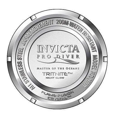Orë për meshkuj Invicta Pro Diver Quartz 26971, e argjendtë - 5