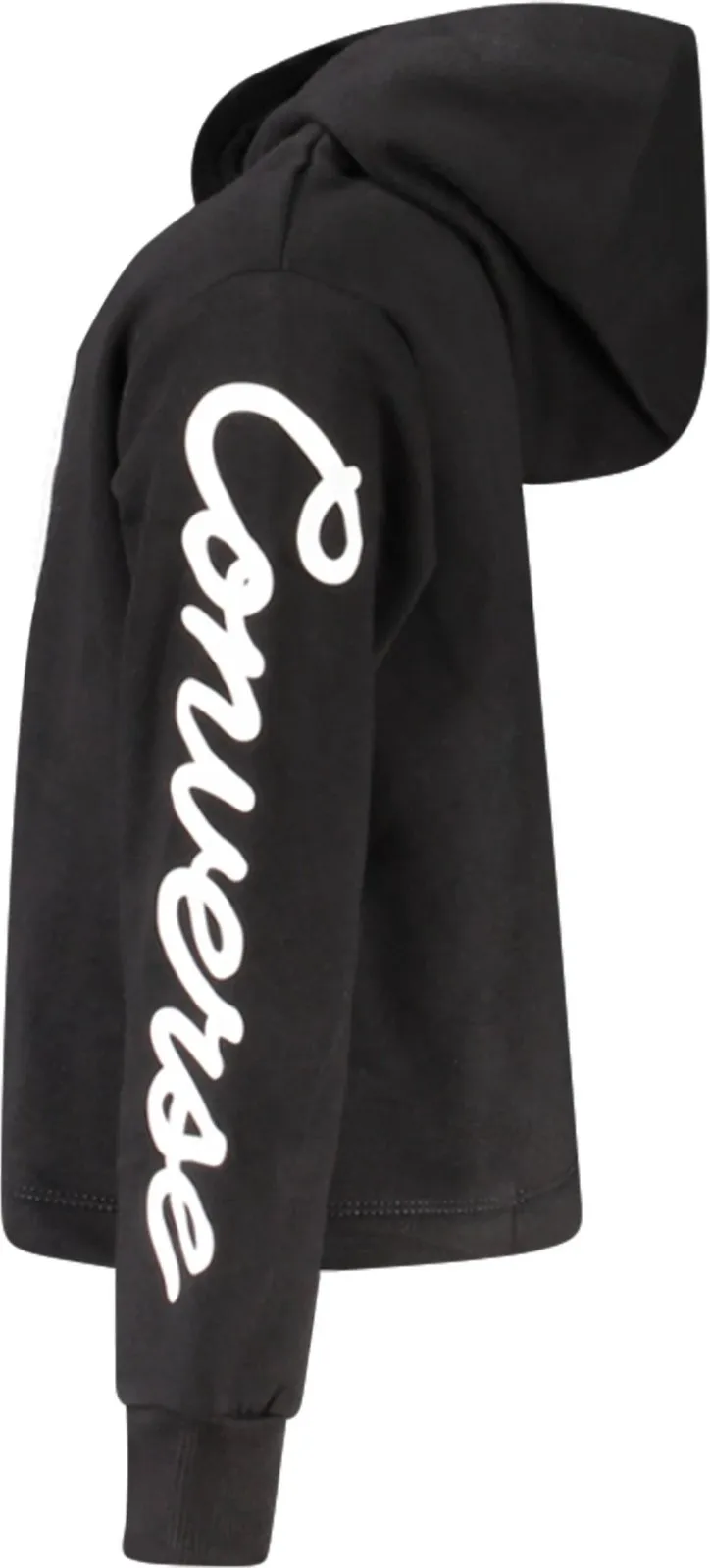 Duks për vajza Converse Zip-Up, e zezë - 3