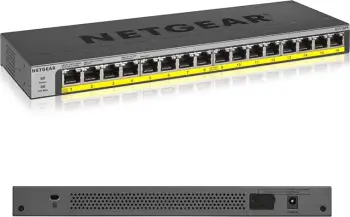 Switch NETGEAR GS116PP-100EUS, 16x Gigabit Ethernet, PoE+