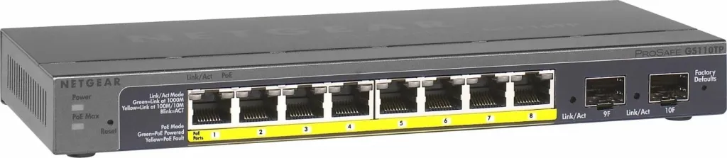 Switch NETGEAR GS110TP Smart Managed Pro - 1