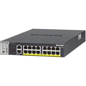 Switch NETGEAR 16x GE XSM4316PA-100NES (10-Gigabit) / E zezë