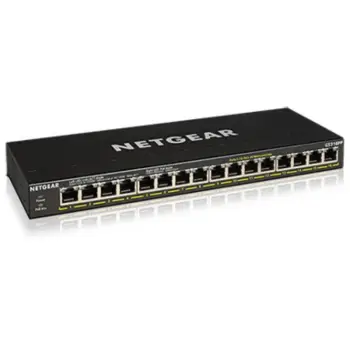 Switch NETGEAR 16P Netgear GS316PP RM PoE+