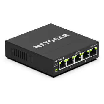 Switch Netgear GS305E GS305E-100PES 5 porta Gigabit Ethernet, zi