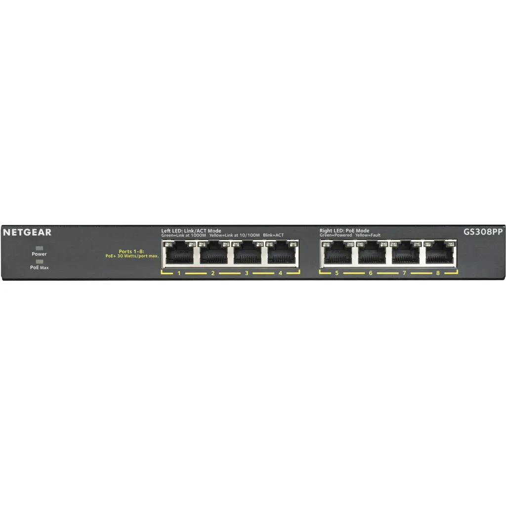 Switch NETGEAR GS308PP-100EUS - 1