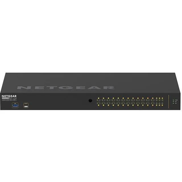 Switch NETGEAR GSM4230P-100EUS, 30 porta Gigabit, PoE+, Managed, 1U, e zezë - 1