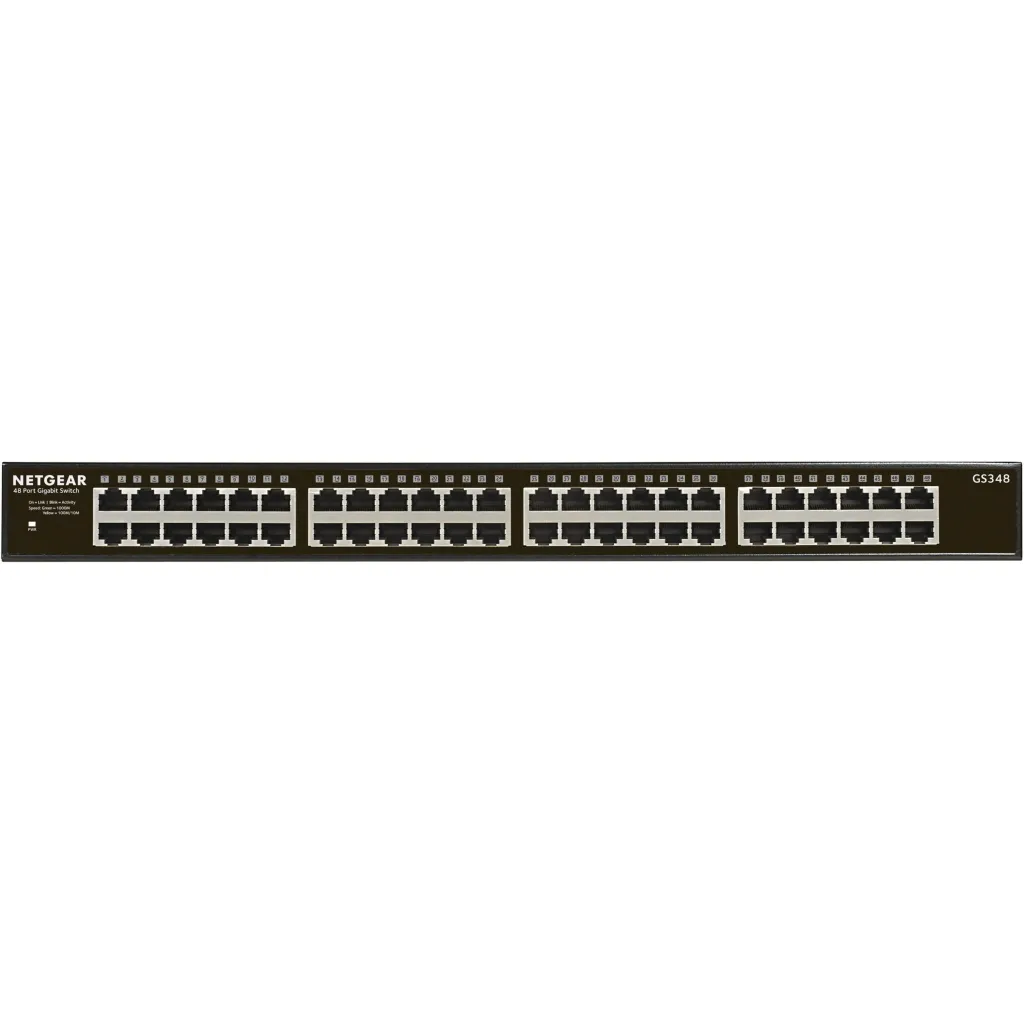 Switch NETGEAR GS348, 48 porte, Gigabit Ethernet, 1U, i zi - 1