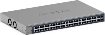 Switch NETGEAR GS752TXv3, 52 porta, Managed, Gigabit/10G, Gri