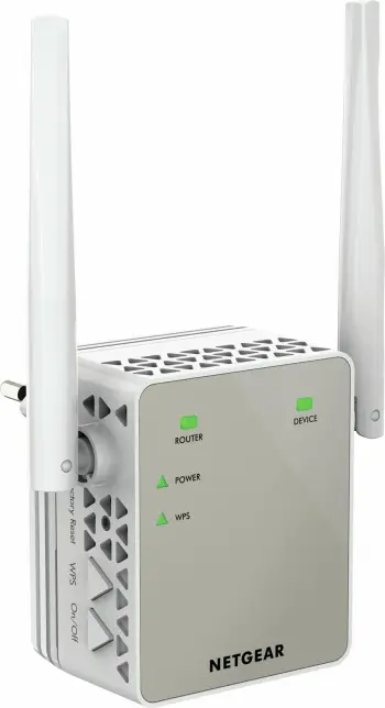 WLAN repeater NETGEAR EX6120, 1200 Mbps, 2 antena, Wi-Fi 5, e bardhë