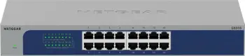 Switch NETGEAR GS516-300EUS, 16 porta, Gigabit, PoE+, rackmount, gri