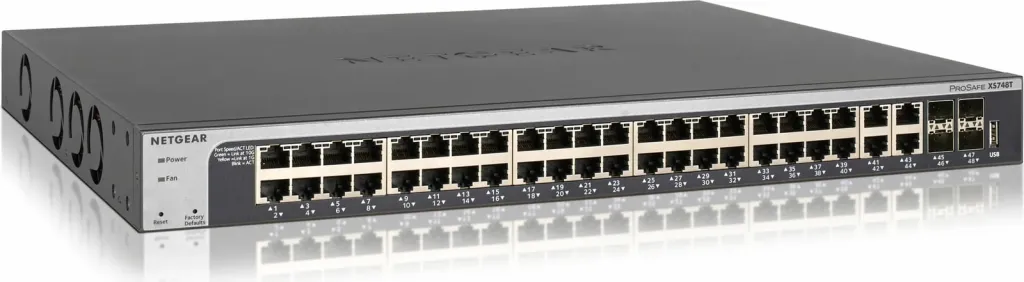 Switch NETGEAR XS748T, 48 porta, 10G Ethernet, Managed, rackmount - 1