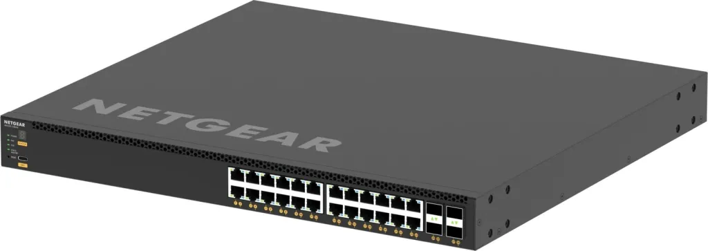 Switch NETGEAR M4350-24X4V, Managed, L3, 10G Ethernet, PoE, Rack mounting, 1U - 3