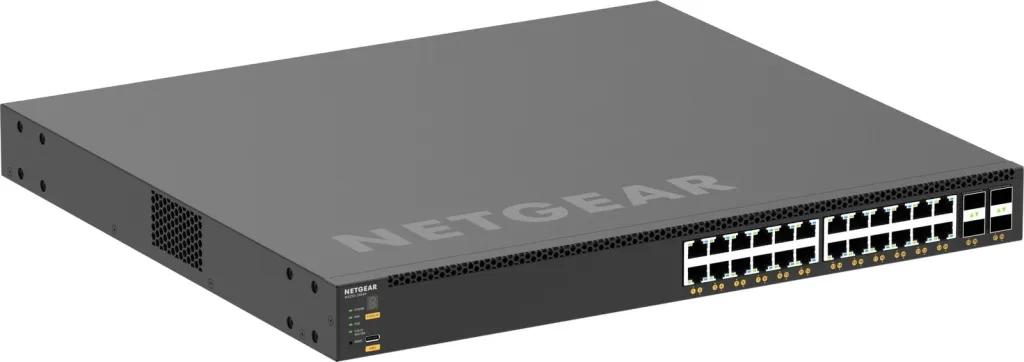 Switch NETGEAR M4350-24X4V, Managed, L3, 10G Ethernet, PoE, Rack mounting, 1U - 4