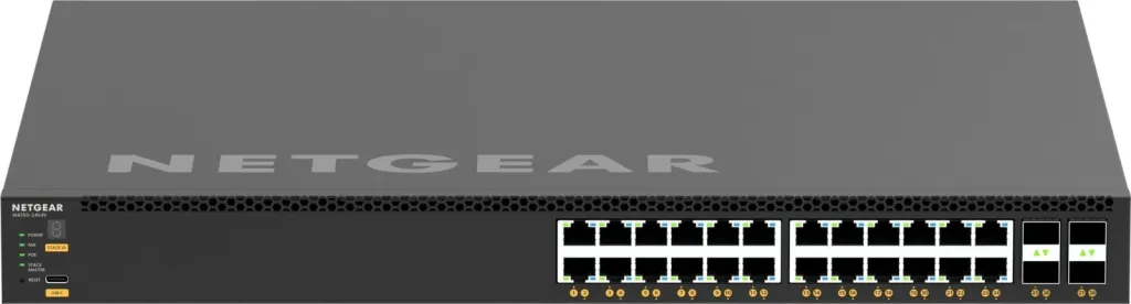 Switch NETGEAR M4350-24X4V, Managed, L3, 10G Ethernet, PoE, Rack mounting, 1U - 6