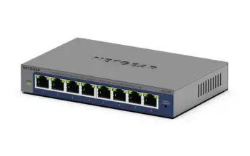 Switch NETGEAR GS108Ev4, Gigabit Ethernet, 8 porte, Gri