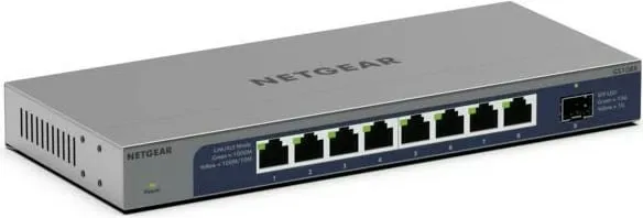 Switch NETGEAR GS108X, L2, Gigabit Ethernet, Gri - 1