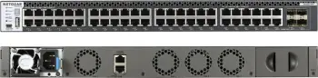 Switch rrjeti NETGEAR M4300-48X, 48 porte 10G, 2 SFP+, rack 1U, gri