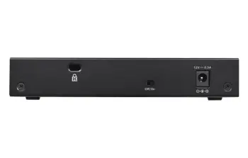 Switch Netgear GS308-300PES 8 porte Gigabit, i pamenaxhuar, kasë metalike, e zezë