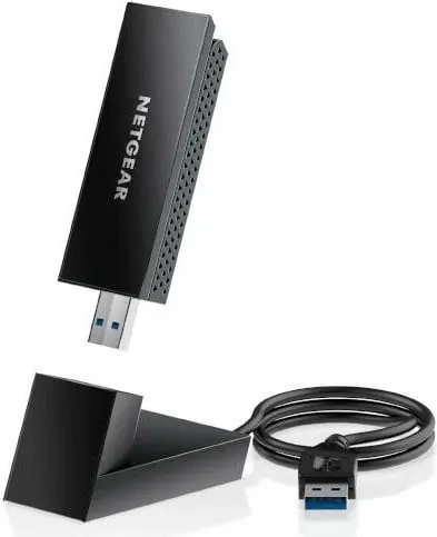 Adapter USB NETGEAR A8000, Wi-Fi 6E, 1200 Mbit/s, Ngjyrë e zezë - 1