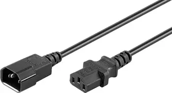 Kabllo energjie Goobay IEC C14 - IEC C13 3m (95287), e zezë