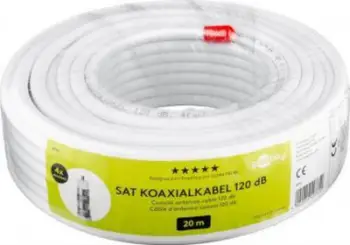 Kabllo Goobay 120 dB, CCS, 20 m, e bardhë