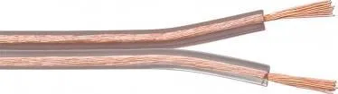 Kabllo altoparlantësh Goobay Speaker Cable CAA, 25m, transparente - 1