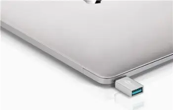 Adapter USB Goobay USB-C -Srebrny, i argjendtë