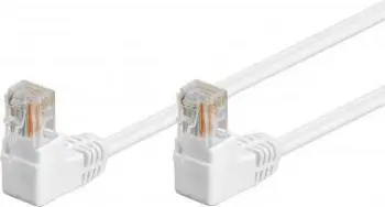 Kabllo rrjeti Goobay 96069, 0.5 m, Cat5e, UTP, e bardhë