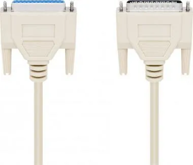 Kabllo seriale Pro D Sub 25 pin, 1.8m, gri - 1
