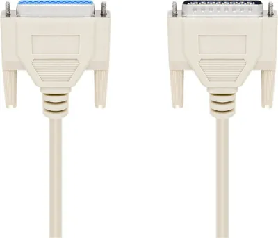 Kabllo seriale Pro D Sub 25 pin, 1.8m, gri - 3