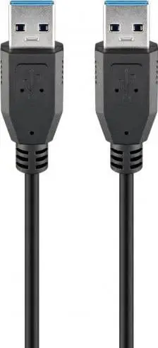Kabllo USB Axh-M në Axh-M, USB 3.0, 0.5m, e zezë