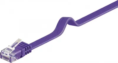 Kabllo Goobay Patchcord U/UTP(96417) , kategori 6, 2m, vjollcë - 1
