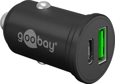 Karikues makine Goobay Dual USB, USB C, karikim i shpejtë, i zi - 2