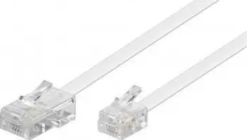 Kabllo telefonik RJ45 në RJ11, 3m, e bardhë