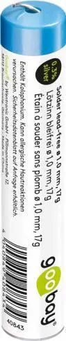 Kallaj pa plumb, Goobay40843, 1 mm, 17 g