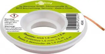 Fitil saldimi Goobay 45245, 1mm, 1.5m, bakri
