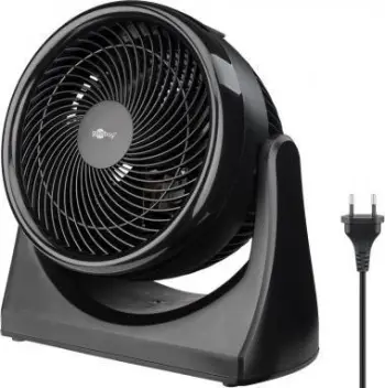 Ventilator dyshemeje Goobay 59516, 23 cm, 30W, i zi