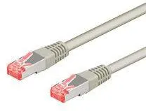 Kabllo rrjeti Goobay Patchcord, Cat6 S/FTP, 1.5m LSOH, e hirtë - 1