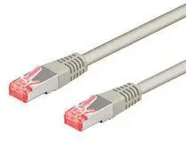 Kabllo rrjeti Goobay Patchcord, Cat6 S/FTP, 1.5m LSOH, e hirtë
