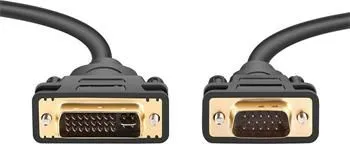 Kabllo PremiumCord DVI-I - D-Sub (VGA), 2m, e zezë - 1