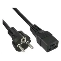 Kabllo energjie PremiumCord, 230V, 16A, 3m, e zezë - 1