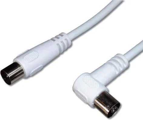 Kabllo antene PremiumCord, 2 m, e bardhë - 1