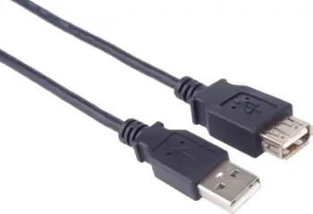 Kabllo lidhëse PremiumCord, USB 2.0, 0.5m, e zezë