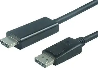 Kabllo PremiumCord DisplayPort - HDMI, 2m, e zezë