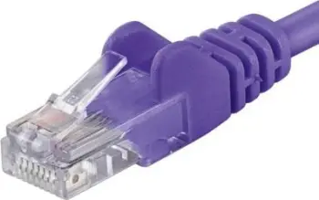 Kabllo PremiumCord UTP, RJ45-RJ45, CAT6, 1m, vjollcë